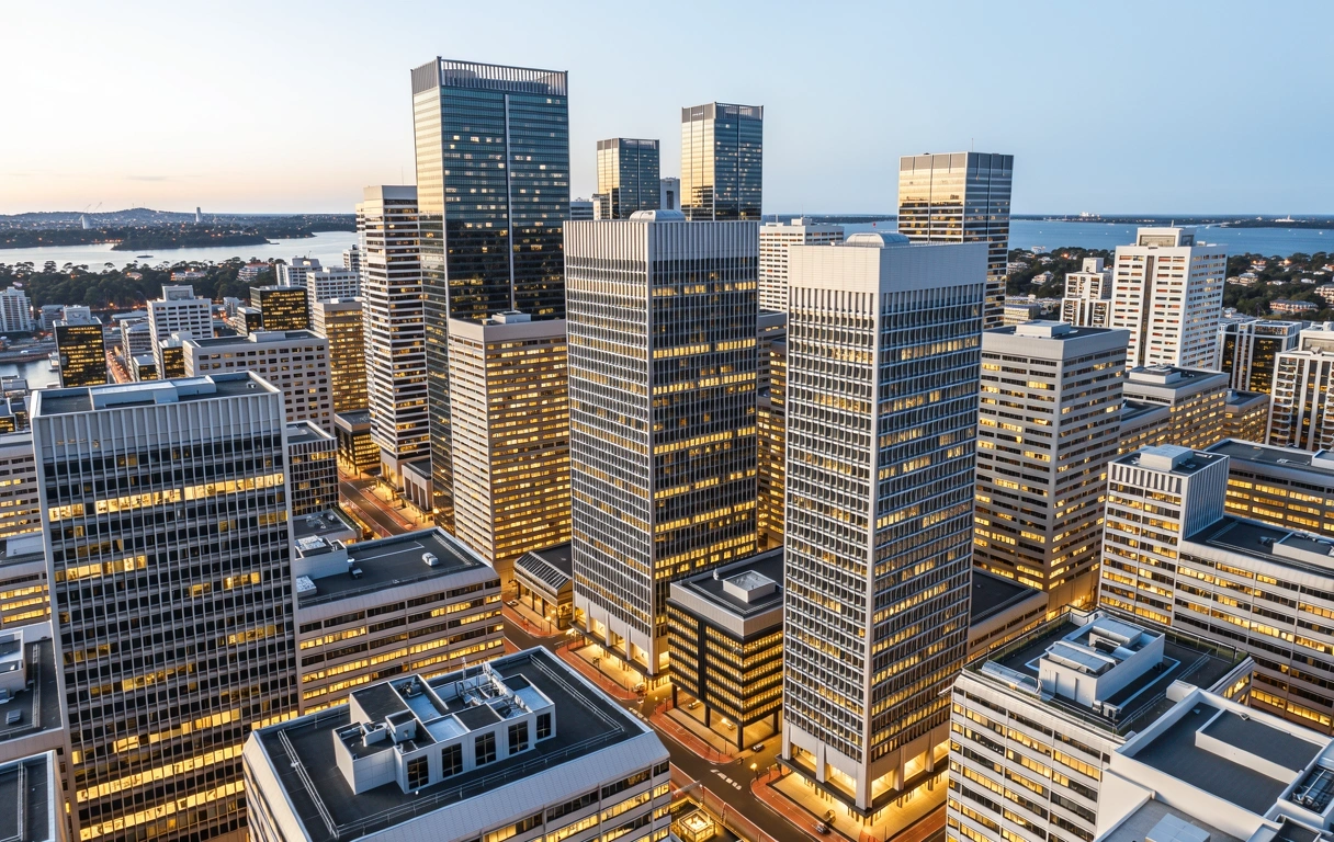 Sydney business district architecture